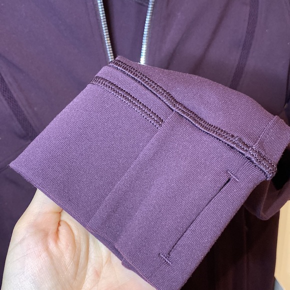 2/$180 NWT Lululemon Define Jacket SE Wing Mesh / Black Cherry Color - Picture 6 of 7